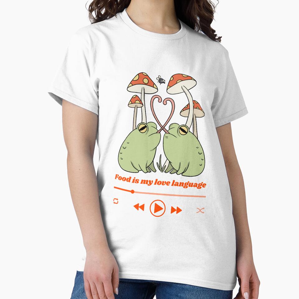 Food is My Love Language Foodie Woman by Blueiish T-Shirts, Hoodie, Sweatshirt | BlankRebels.com (Image 2)