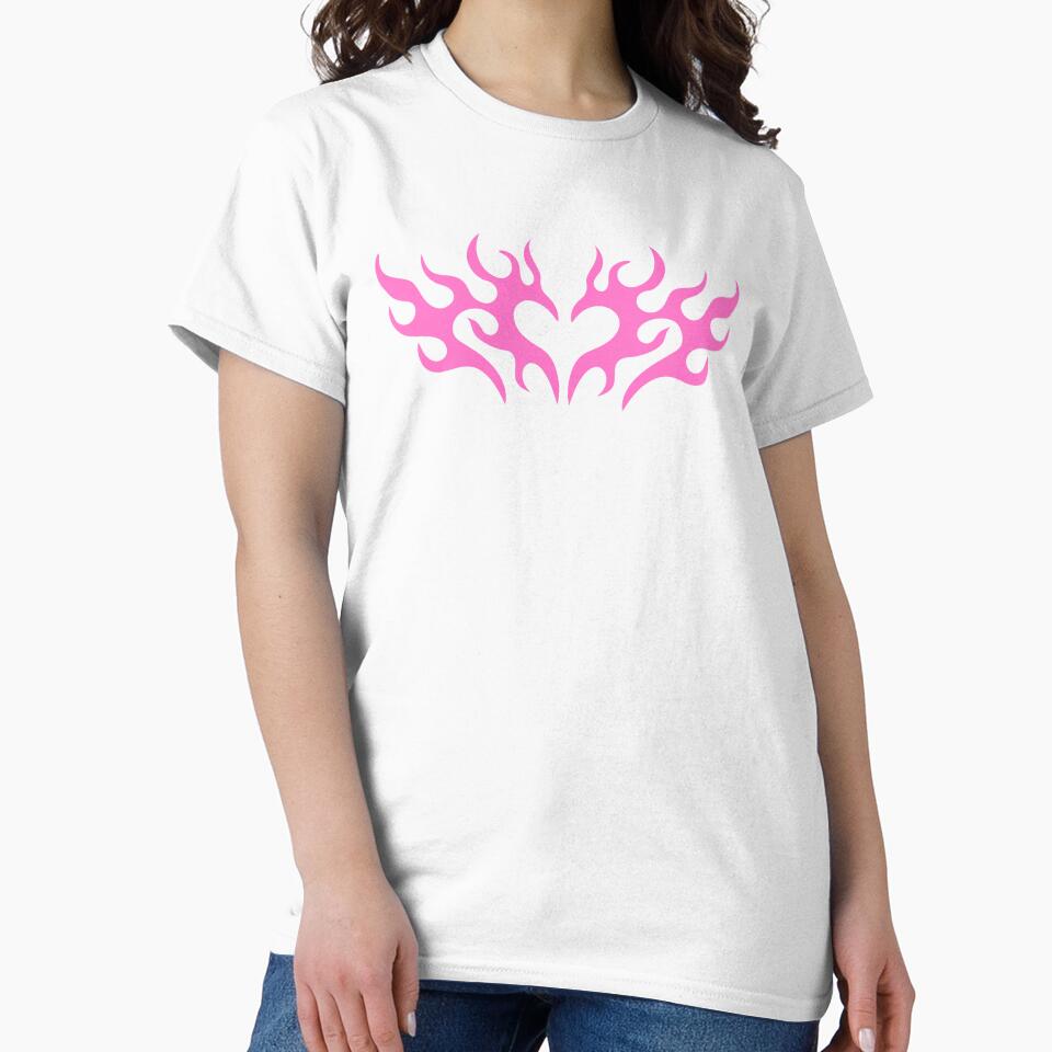 pink y2k heart tramp stamp by Creative Brat Design Studio