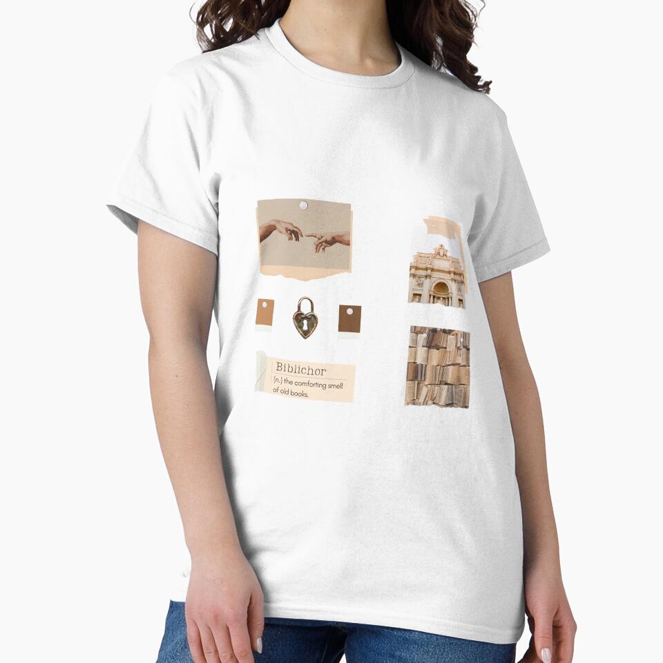 Biblichor- Light Academia by ninacollages T-Shirts, Hoodie, Sweatshirt | BlankRebels.com (Image 2)