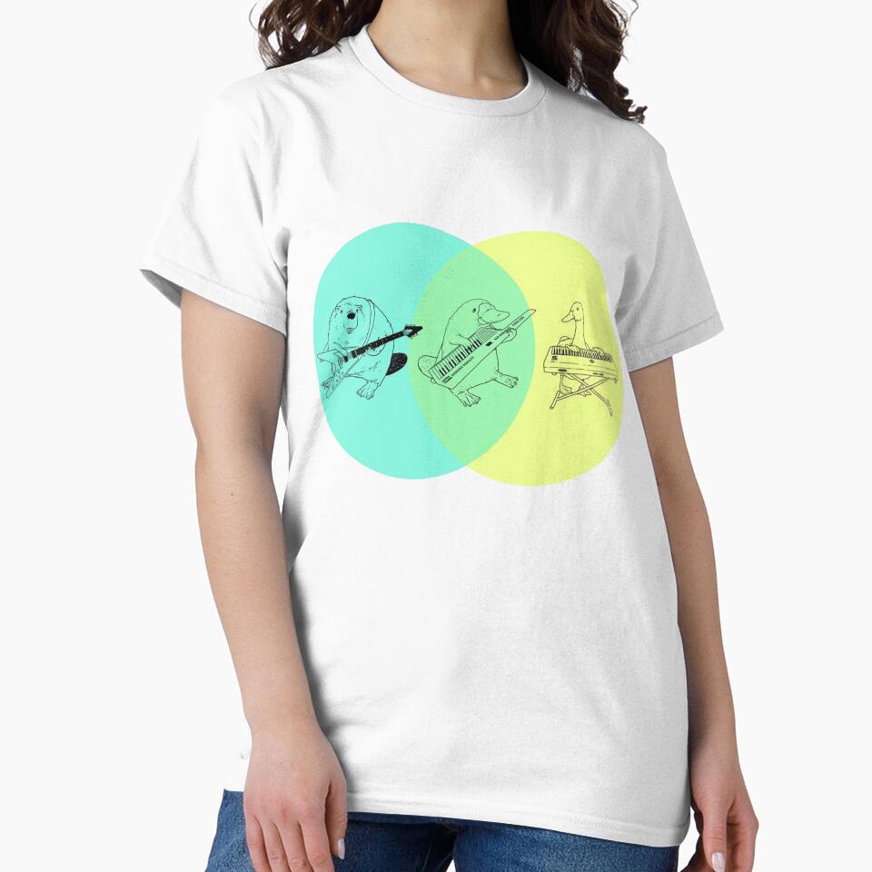 Keytar Platypus Venn Diagram by GuyBlank T-Shirts, Hoodie, Sweatshirt | BlankRebels.com (Image 2)