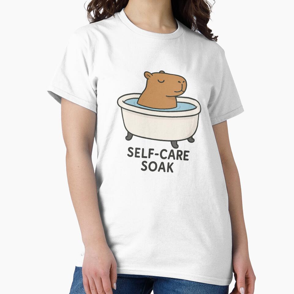 Capybara with Banana Hat – „Banana Head Vibes” by LONE SPIRIT CO. T-Shirts, Hoodie, Sweatshirt | BlankRebels.com (Image 2)
