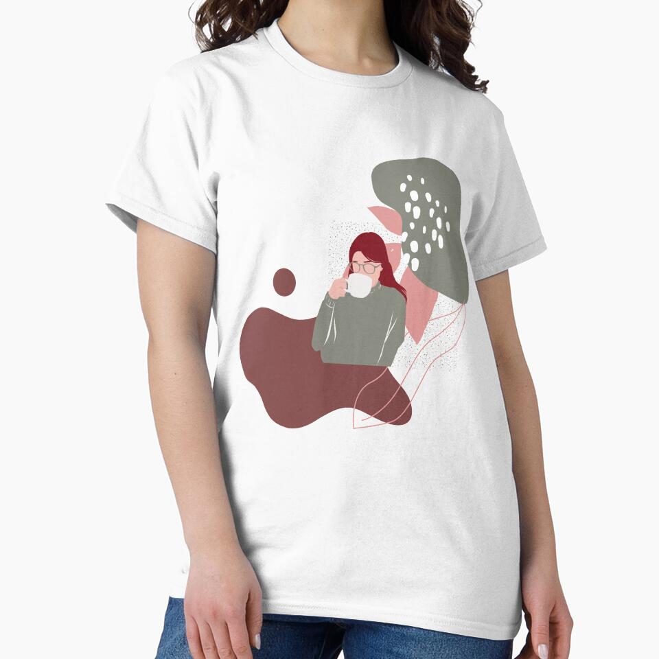 Boho Girl Nature Green by BeeMeCreative T-Shirts, Hoodie, Sweatshirt | BlankRebels.com (Image 2)