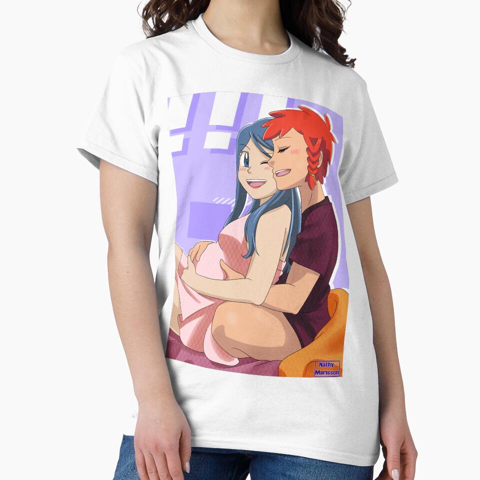Pregnat Lesbian Couple by NathyMarisson T-Shirts, Hoodie, Sweatshirt | BlankRebels.com (Image 2)