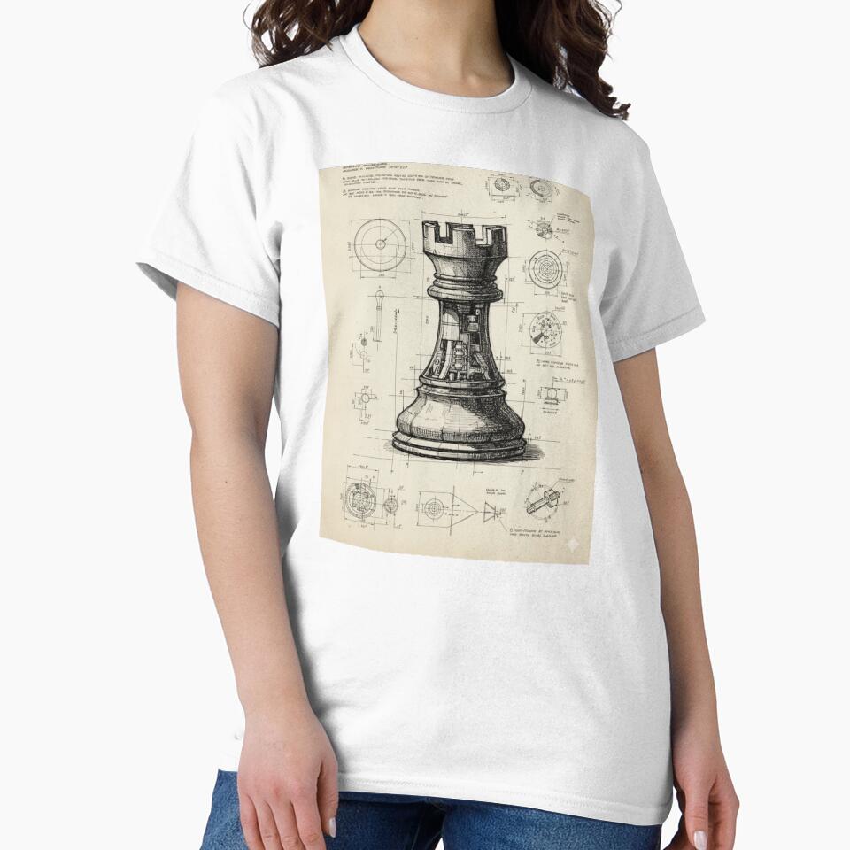 Vintage Chess patent by V & I T-Shirts, Hoodie, Sweatshirt | BlankRebels.com (Image 2)