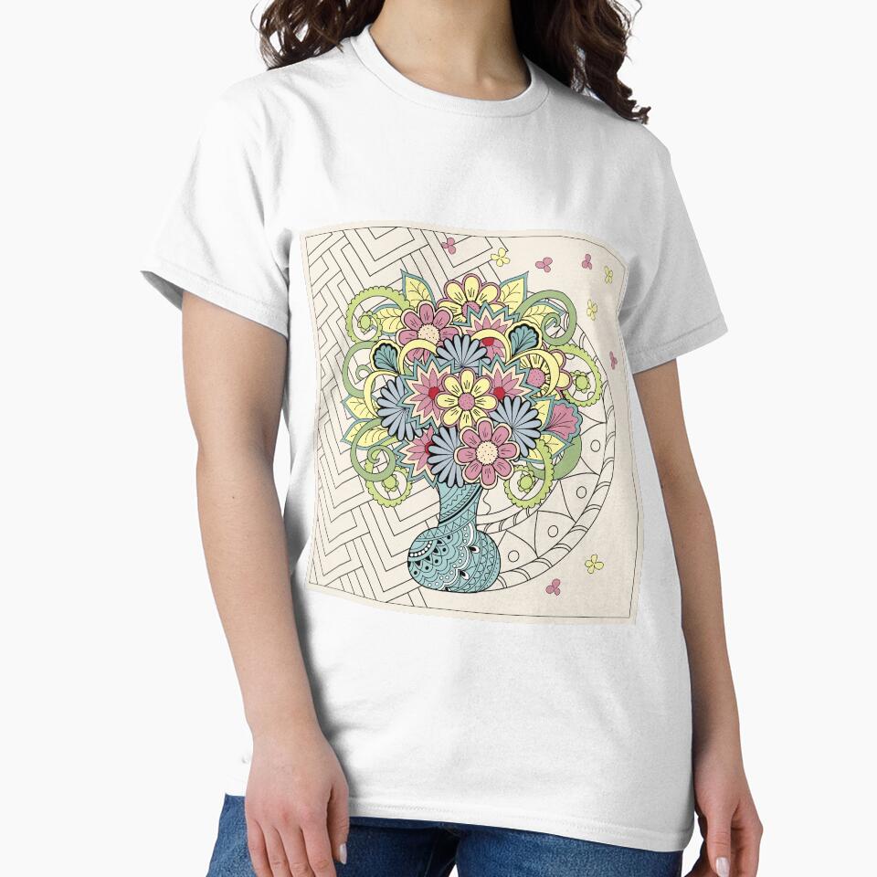 vase with flowers by AlinNova T-Shirts, Hoodie, Sweatshirt | BlankRebels.com (Image 2)