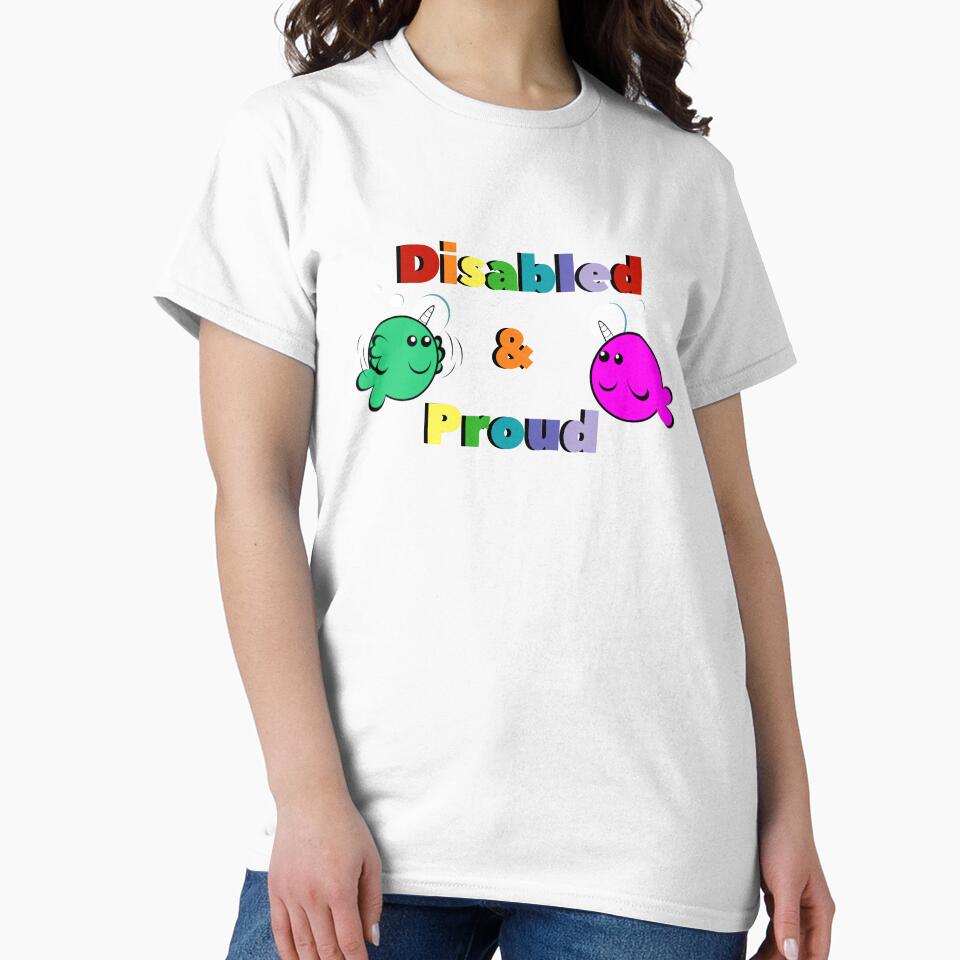 Disabled & Proud by EWAutismLibrary T-Shirts, Hoodie, Sweatshirt | BlankRebels.com (Image 2)