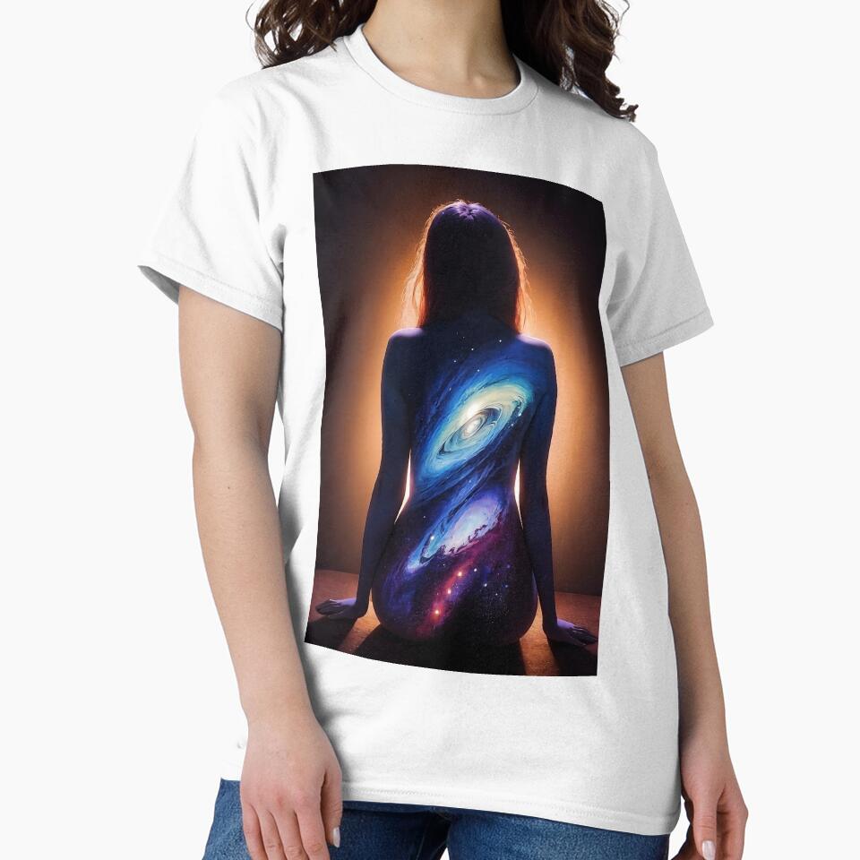 Galaxy girl by Amélia Gaspary T-Shirts, Hoodie, Sweatshirt | BlankRebels.com (Image 2)
