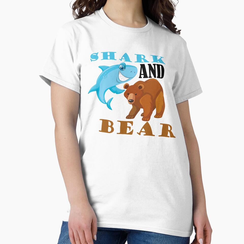 Fierce Shark and Bold Bear by AbderraimArt
