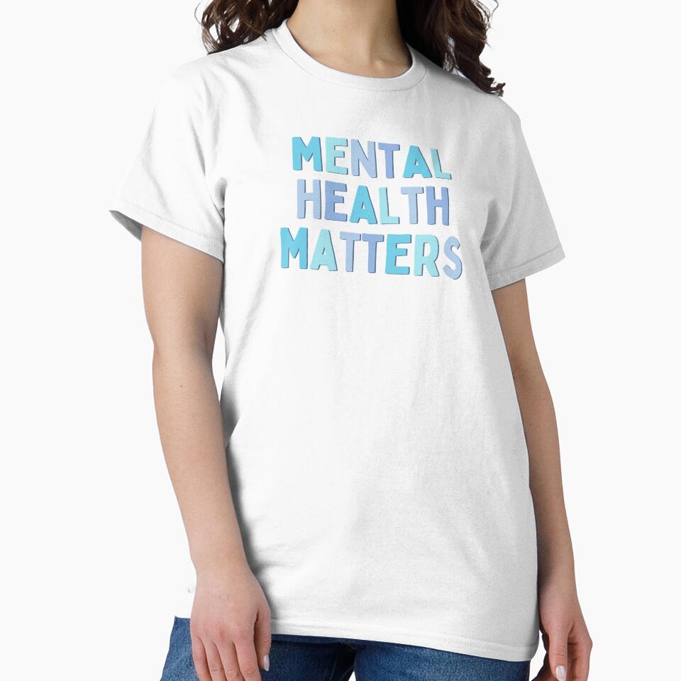 Mental Health Matters Blue by neesheew T-Shirts, Hoodie, Sweatshirt | BlankRebels.com (Image 2)