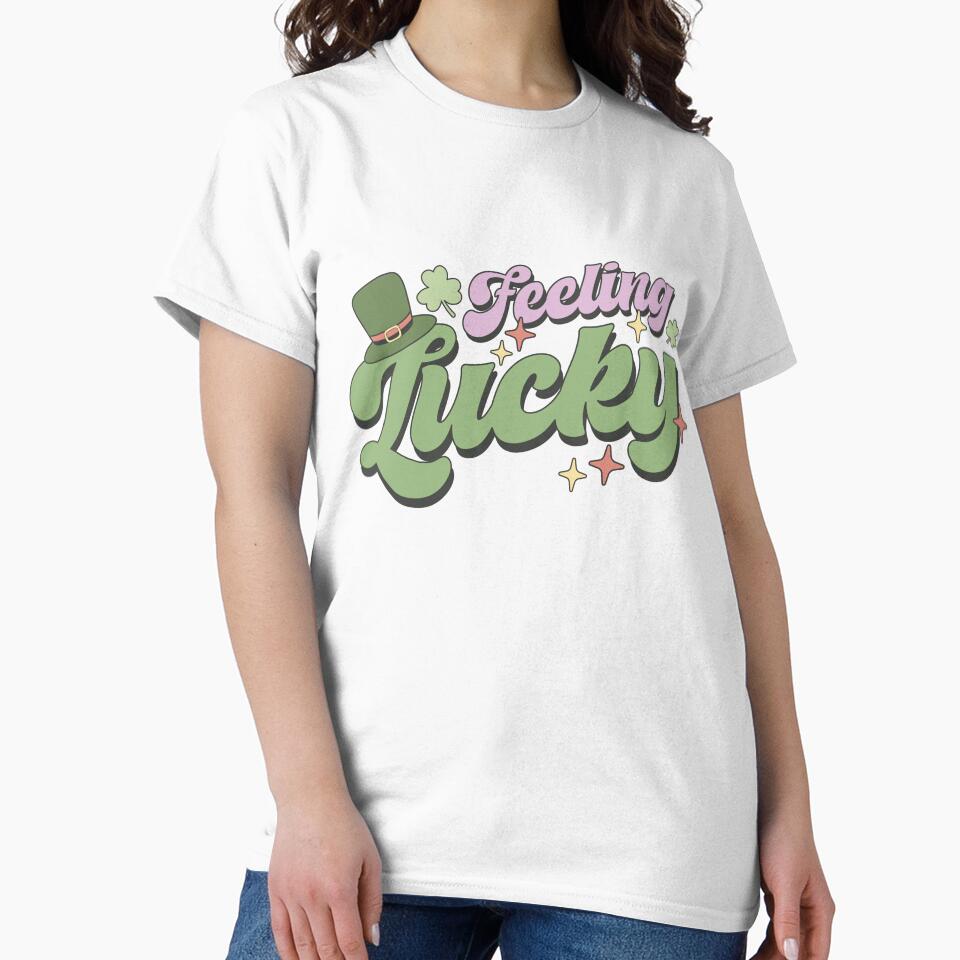 Retro St. Patty's Day Comfort Colors Shirt, Lucky Women's T-Shirt, Vintage St. Patrick's Day Shirt, Day... (Image 2)