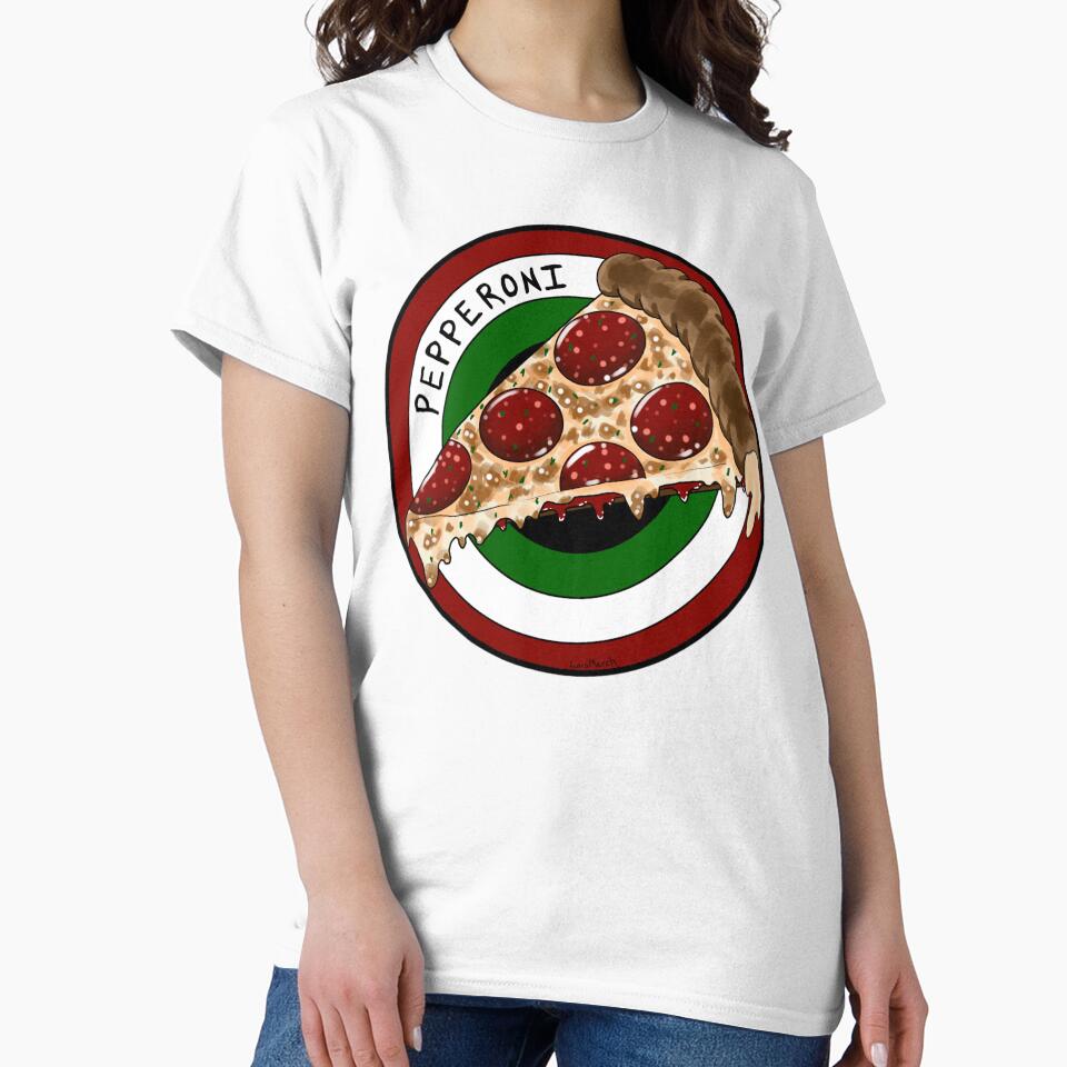 Pepperoni Slice of Pizza by LyAnMeArt