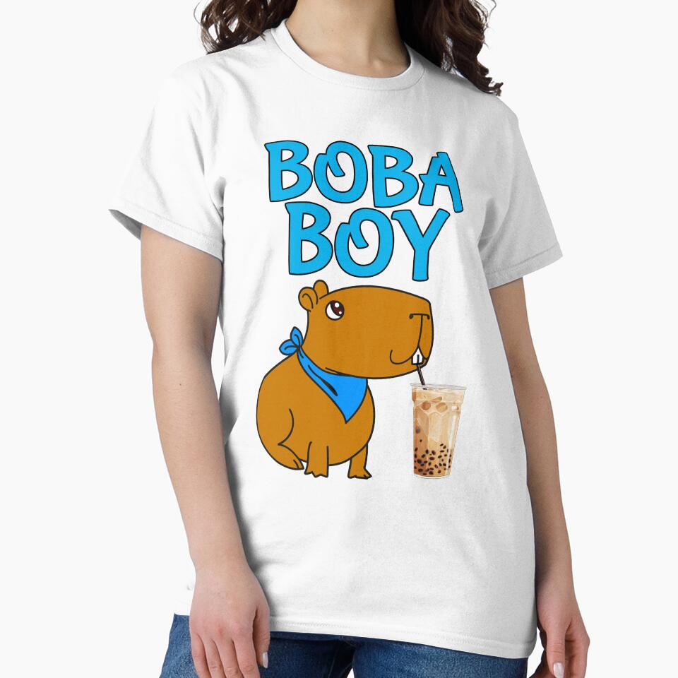 Funny Boba Boy by Sartoris Art T-Shirts, Hoodie, Sweatshirt | BlankRebels.com (Image 2)