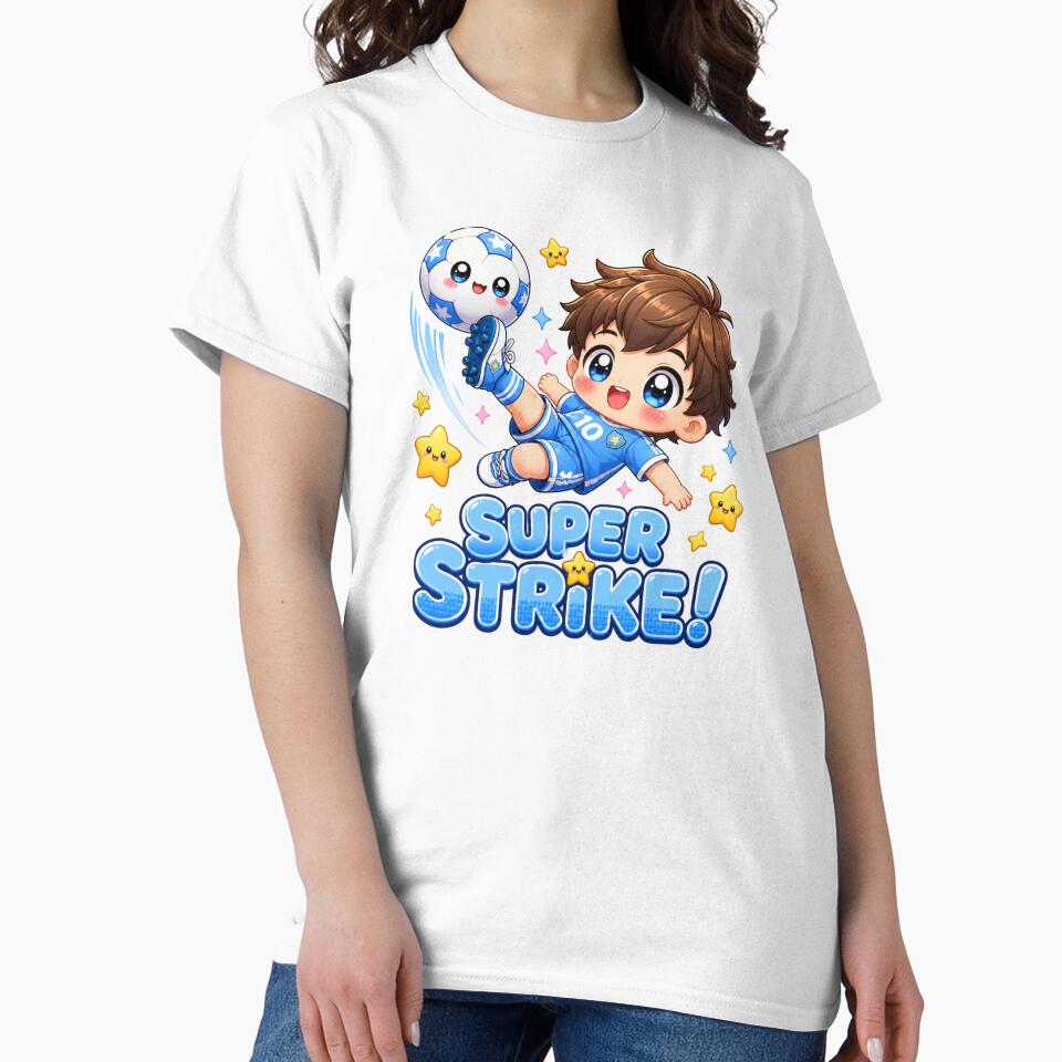 Kawaii Soccer Boy Super Strike | Cute Anime Youth Sports Aesthetic by Dulxoz