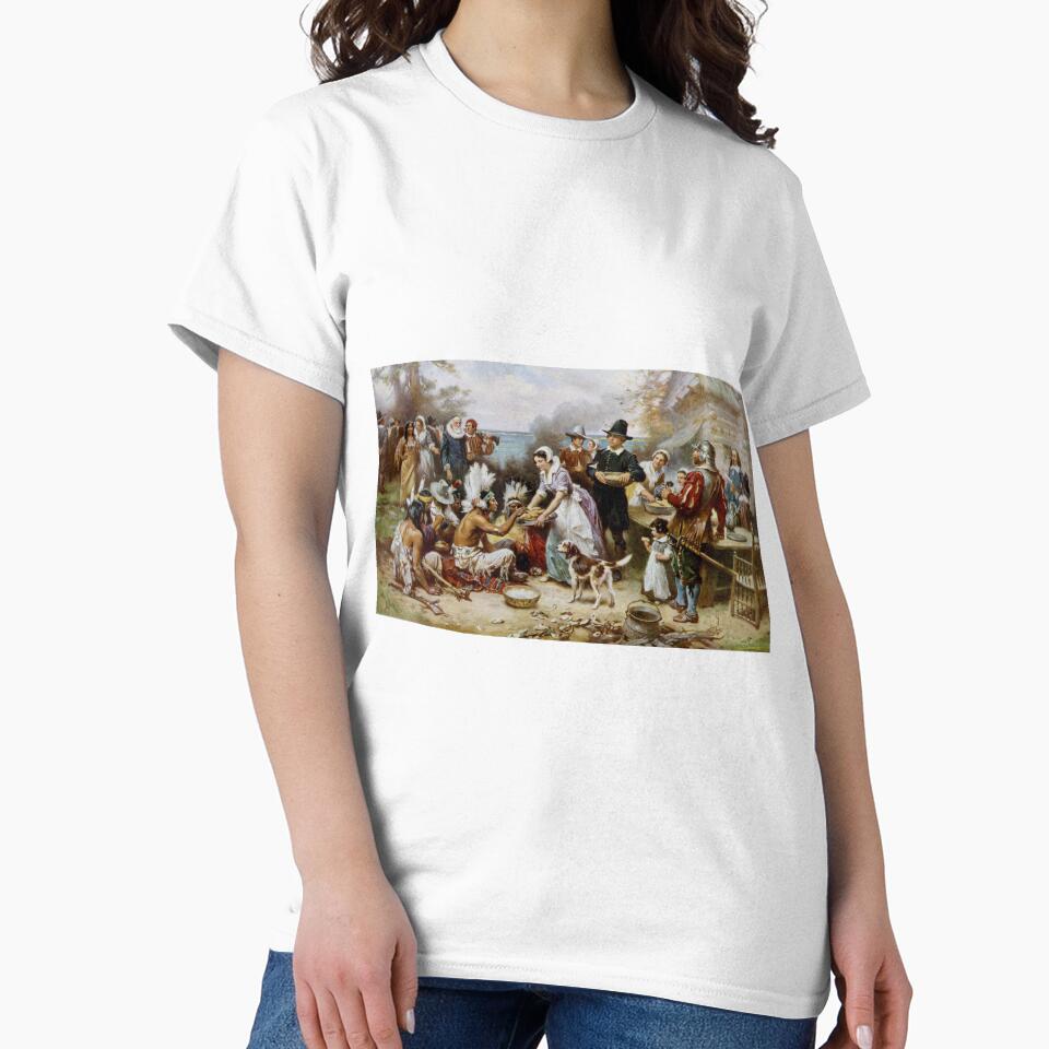 The First Thanksgiving by BravuraMedia T-Shirts, Hoodie, Sweatshirt | BlankRebels.com (Image 2)