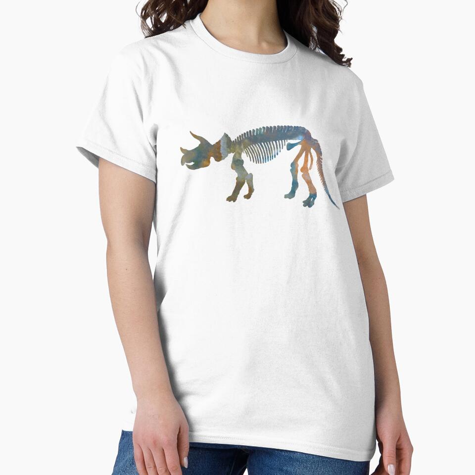 Triceratops skeleton by BittenByErmines T-Shirts, Hoodie, Sweatshirt | BlankRebels.com (Image 2)