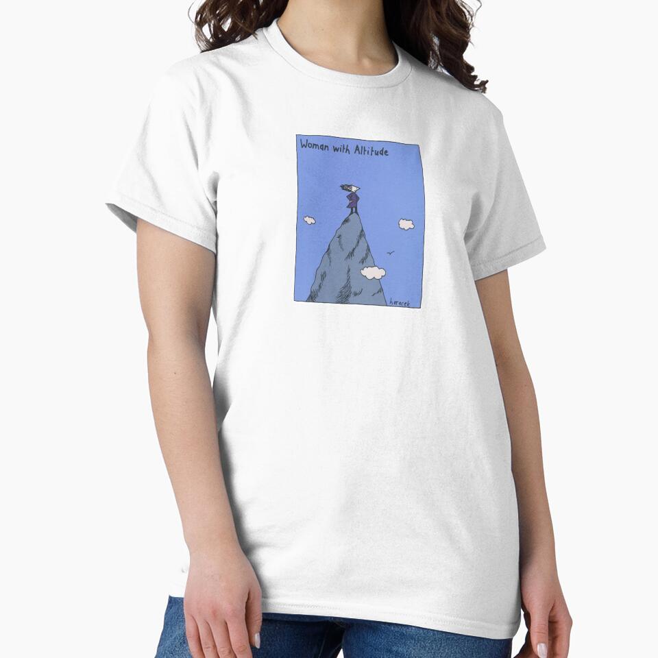 Woman with Altitude - Full colour by judyhoracek T-Shirts, Hoodie, Sweatshirt | BlankRebels.com (Image 2)