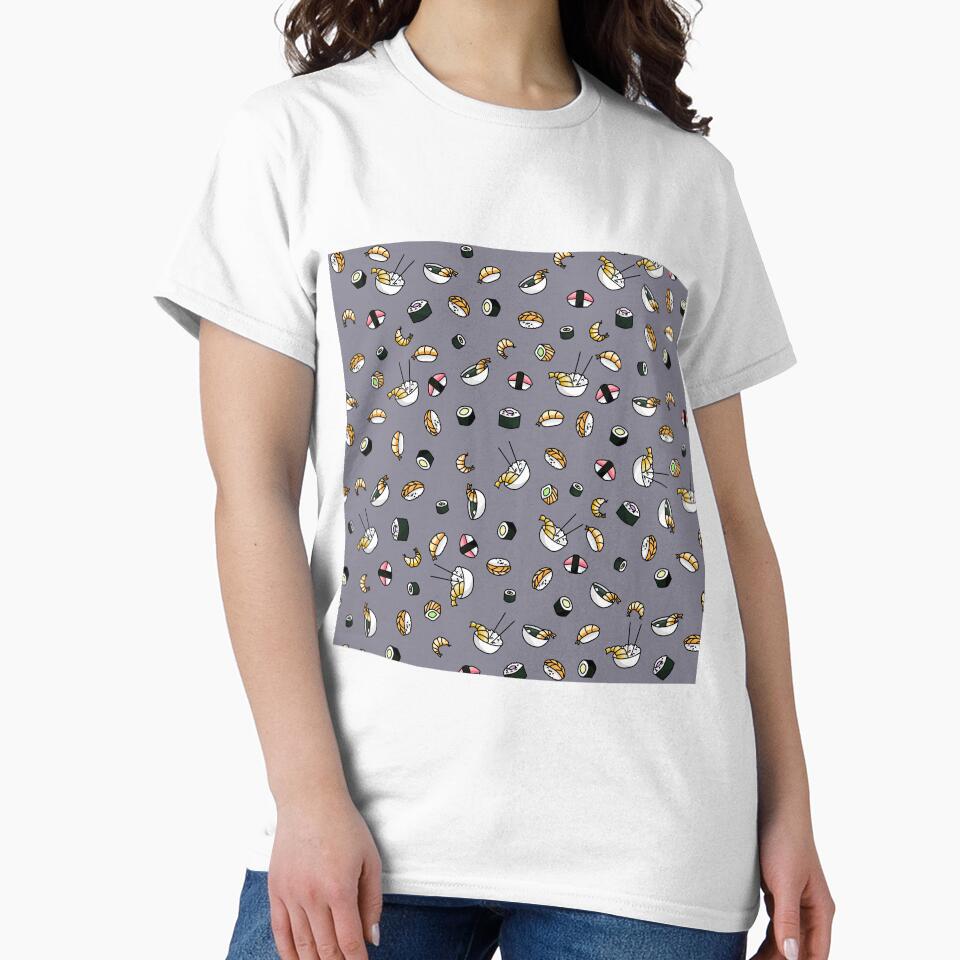 Kawaii Sushi by artbybee7 T-Shirts, Hoodie, Sweatshirt | BlankRebels.com (Image 2)
