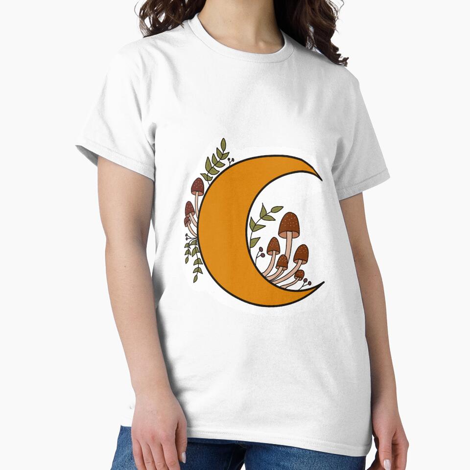 Mushroom Moon - Sweet Fern Design Co. by autumnallen15 T-Shirts, Hoodie, Sweatshirt | BlankRebels.com (Image 2)