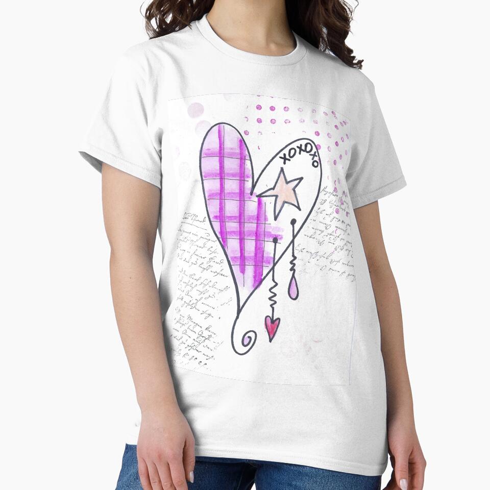 Doodle Valentine by Darcy'sArtfortheHeart T-Shirts, Hoodie, Sweatshirt | BlankRebels.com (Image 2)
