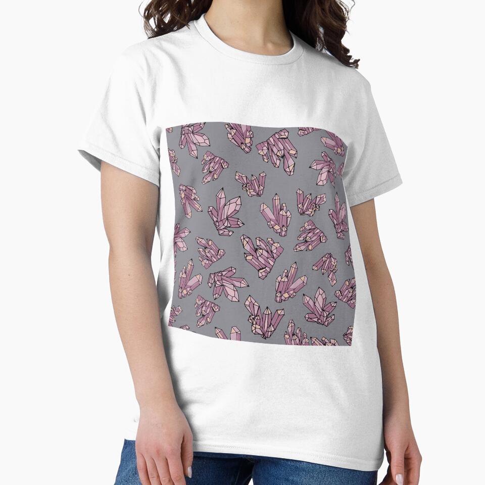 Purple Amethyst  Pattern by DeLislesRT T-Shirts, Hoodie, Sweatshirt | BlankRebels.com (Image 2)