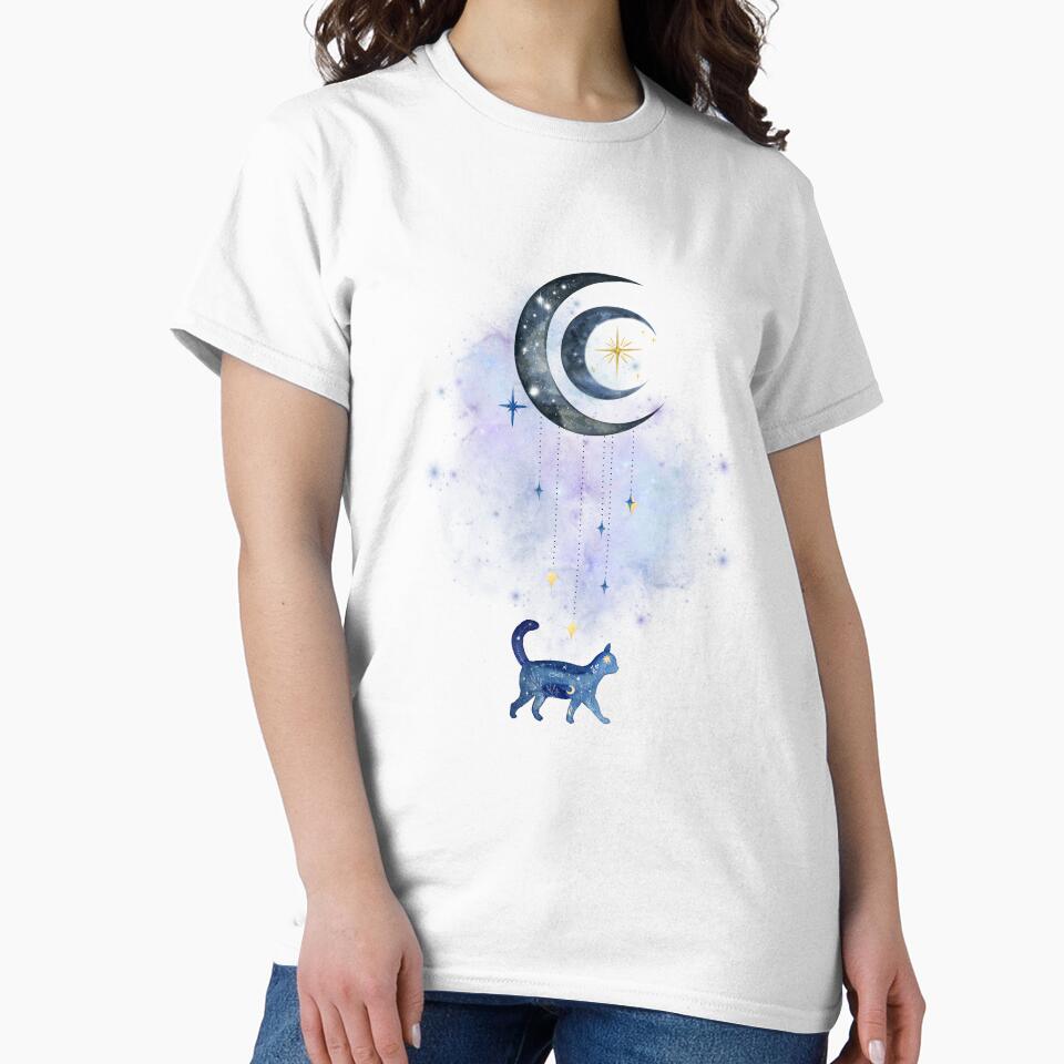 Chasing Moonlight: A Cat’s Journey Among Stars (Image 2)
