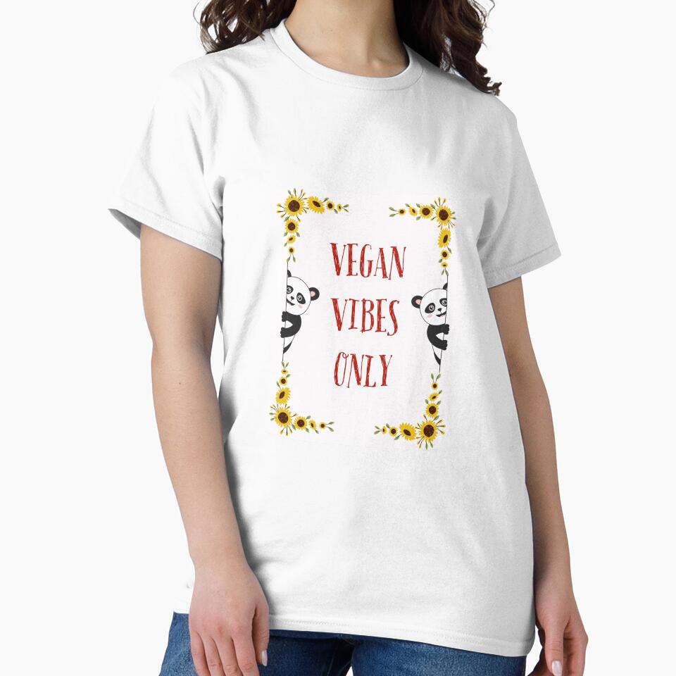Vegan Vibes Only by SustainMyVibe T-Shirts, Hoodie, Sweatshirt | BlankRebels.com (Image 2)
