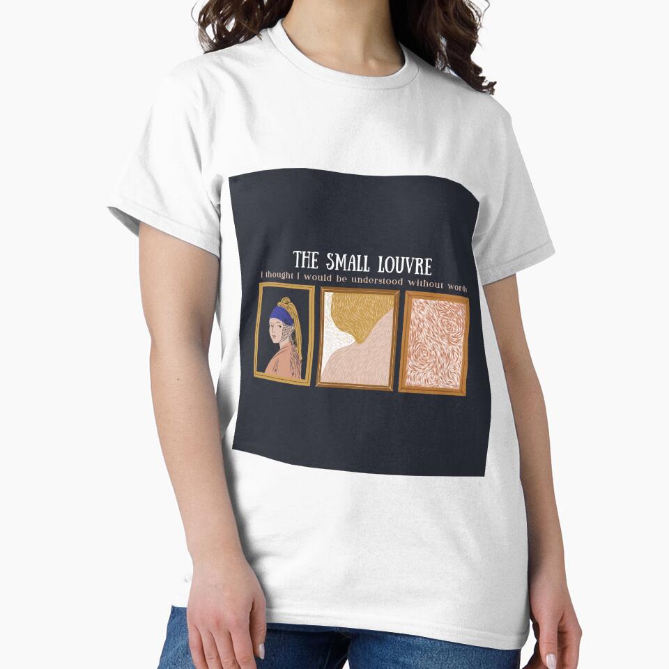 The small Louvre - 3 paintings - Dark background by Athenasgirl T-Shirts, Hoodie, Sweatshirt | BlankRebels.com (Image 2)