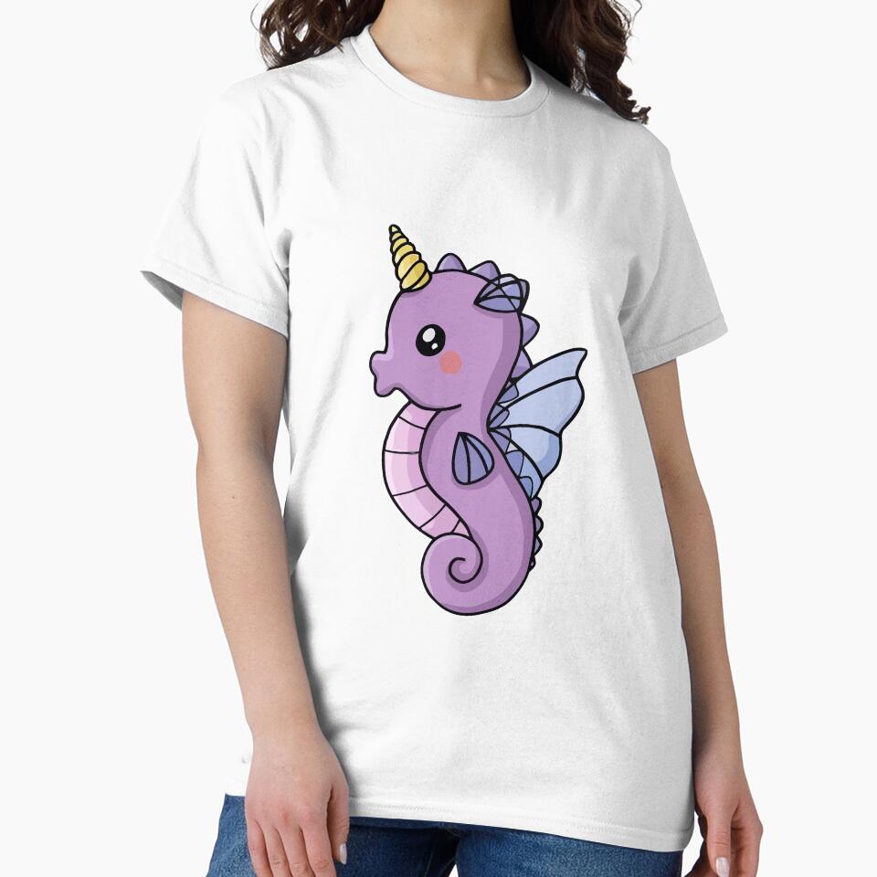 Kawaii Seahorse by MarRodG