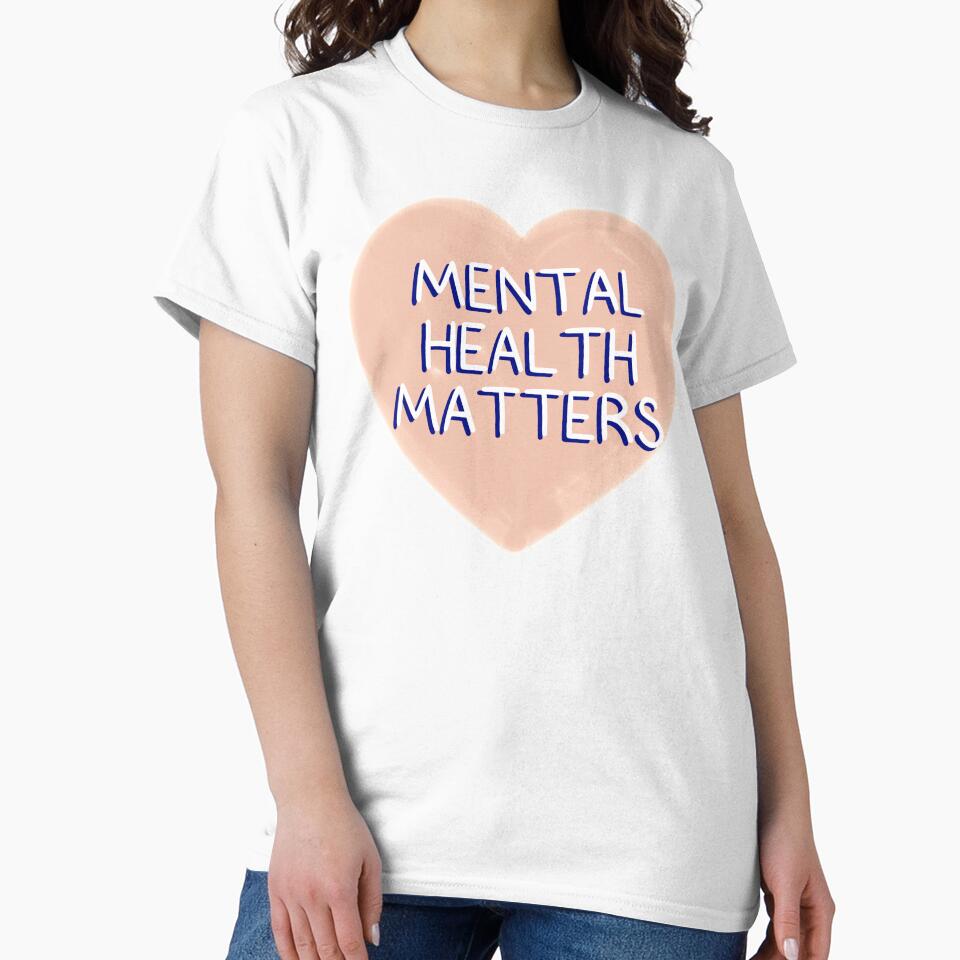 Mental Health Matters Heart by leashonlife T-Shirts, Hoodie, Sweatshirt | BlankRebels.com (Image 2)