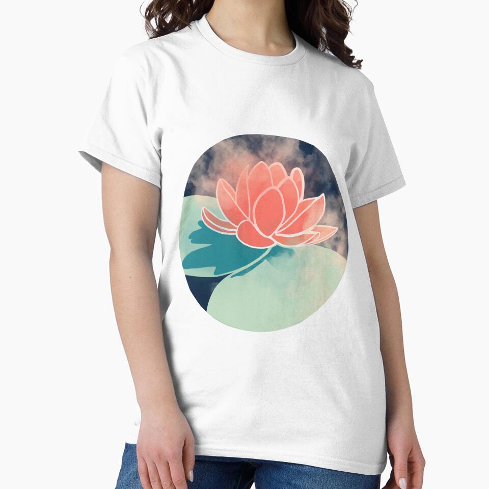 Misty lotus by Sageleafprints T-Shirts, Hoodie, Sweatshirt | BlankRebels.com (Image 2)