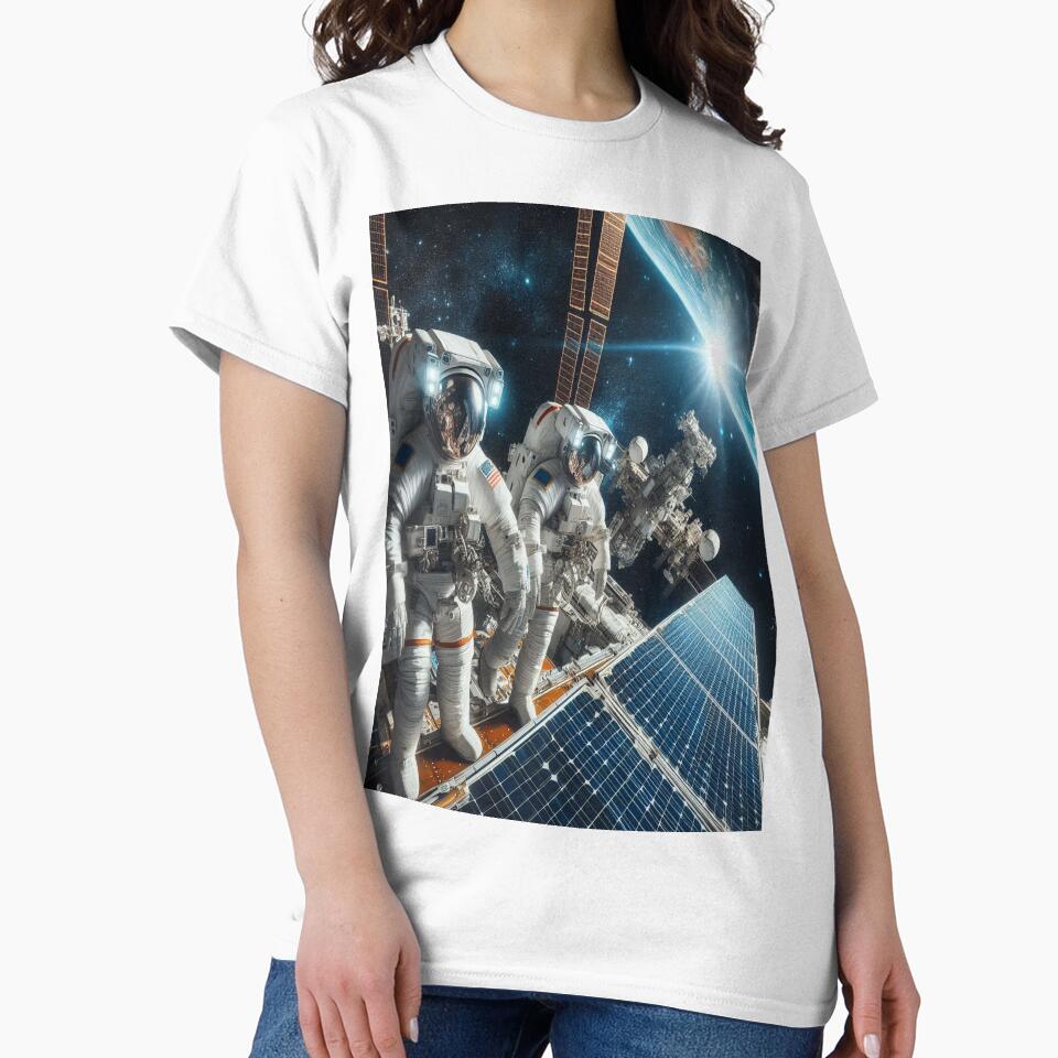 Astronauts On ISS 2 by MajesticPx T-Shirts, Hoodie, Sweatshirt | BlankRebels.com (Image 2)