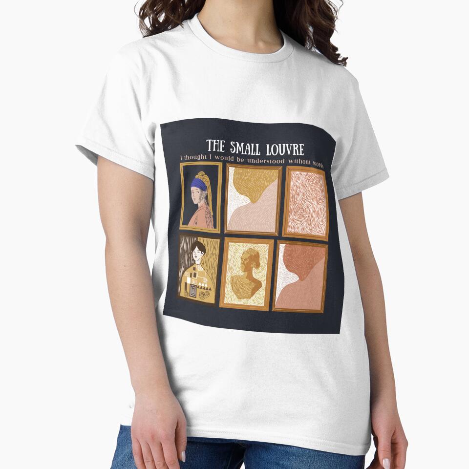 The small Louvre - 6 paintings - Dark background by Athenasgirl T-Shirts, Hoodie, Sweatshirt | BlankRebels.com (Image 2)
