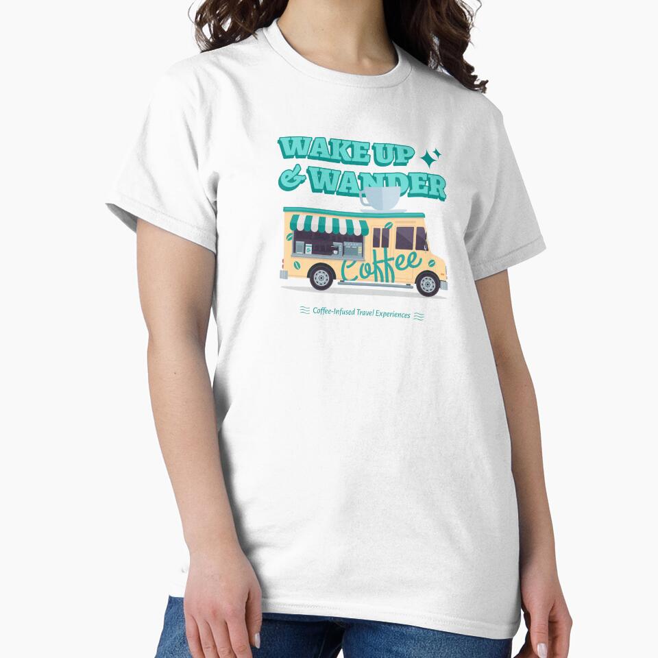 Retro Wake Up & Wander Coffee Travel Graphic by Bold & Brewed T-Shirts, Hoodie, Sweatshirt | BlankRebels.com (Image 2)