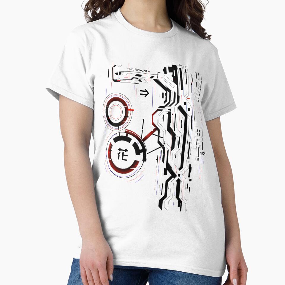 Cybernetic flower // techwear by sonoyang T-Shirts, Hoodie, Sweatshirt | BlankRebels.com (Image 2)