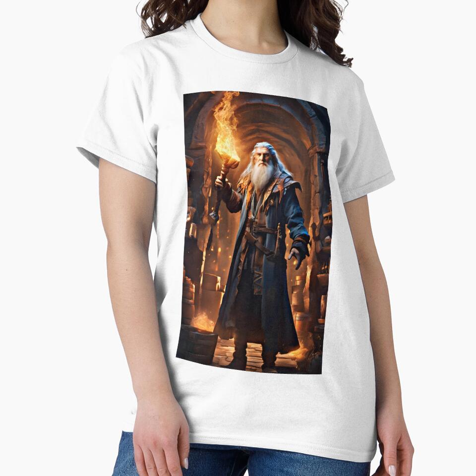 "Wizard of the Ages by MYTHIC PEEL STICKERS T-Shirts, Hoodie, Sweatshirt | BlankRebels.com (Image 2)