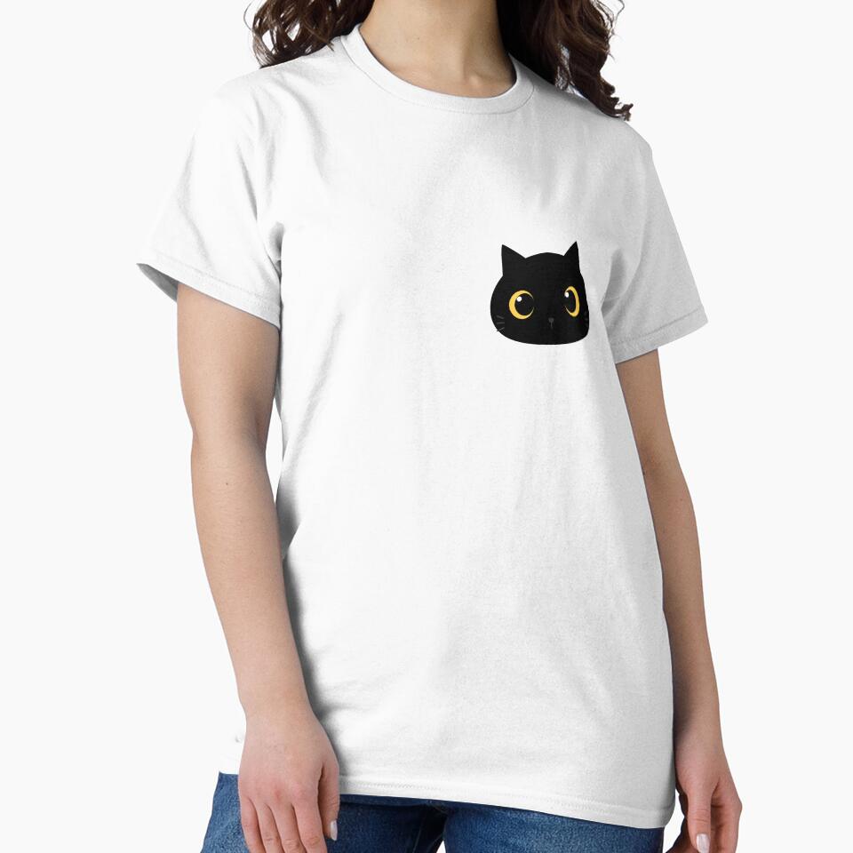 Cute Black Cat Pattern by Joyceful Creations T-Shirts, Hoodie, Sweatshirt | BlankRebels.com (Image 2)