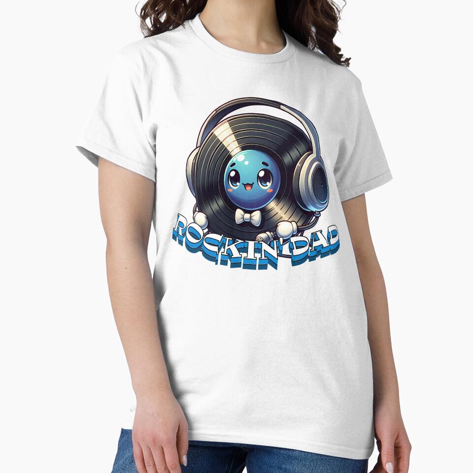 Rockin' Dad Father's Day by BrewAndPurr T-Shirts, Hoodie, Sweatshirt | BlankRebels.com (Image 2)