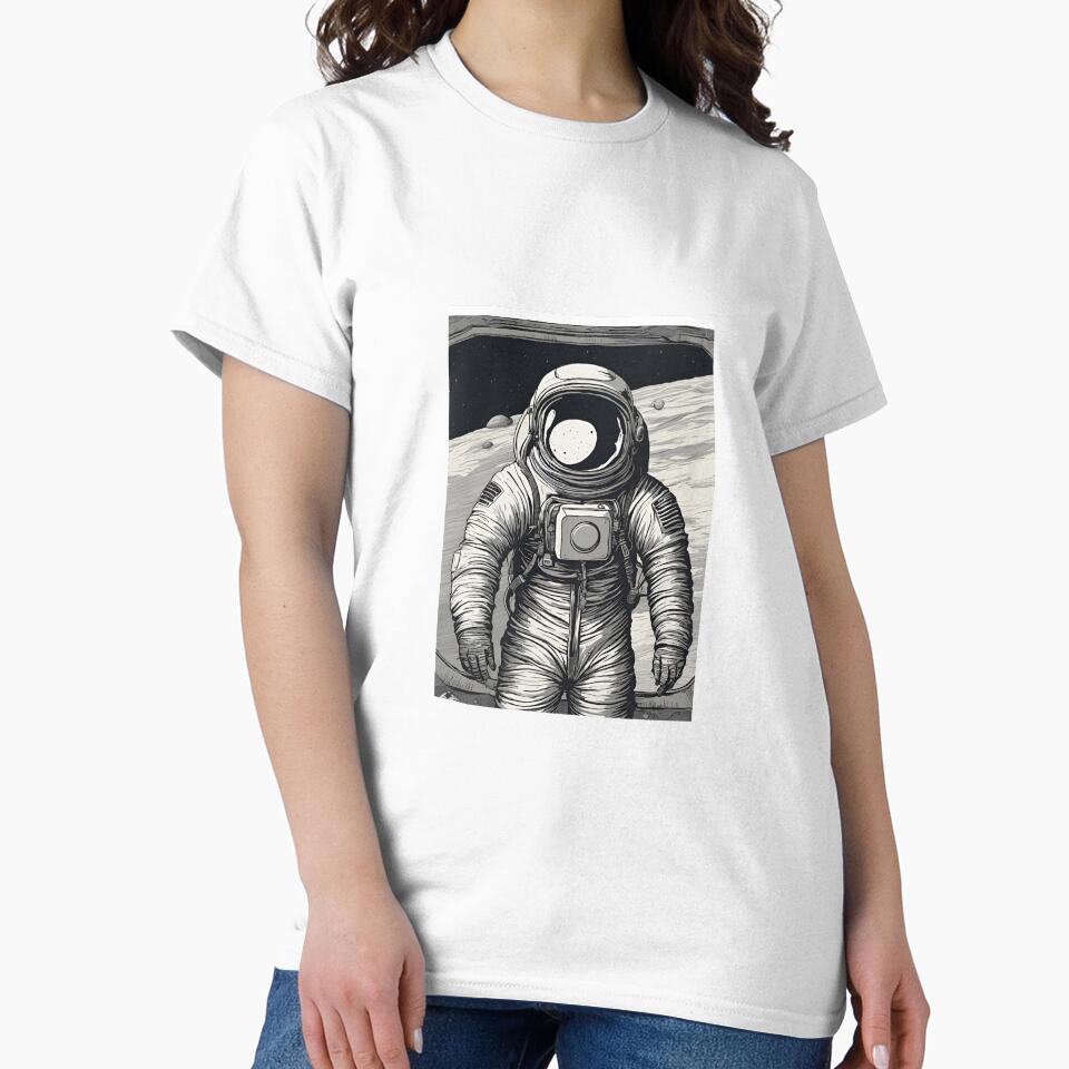 Lost in the Void: The Astronaut's Odyssey by michaelnels0n T-Shirts, Hoodie, Sweatshirt | BlankRebels.com (Image 2)