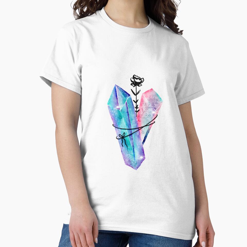 Blue Healing Mystical Crystals by Farissa Designs T-Shirts, Hoodie, Sweatshirt | BlankRebels.com (Image 2)