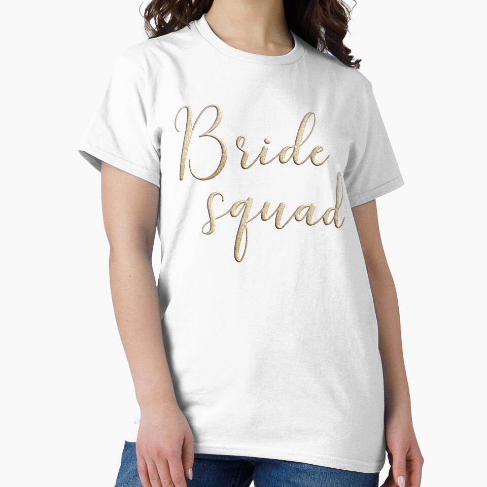 Bride squad by Alice Monber’s LETTERING T-Shirts, Hoodie, Sweatshirt | BlankRebels.com (Image 2)