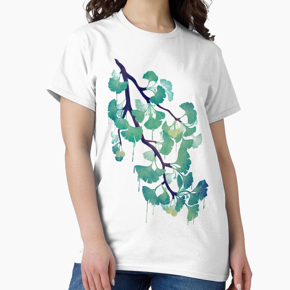 O Ginkgo (in Green) by littleclyde T-Shirts, Hoodie, Sweatshirt | BlankRebels.com (Image 2)