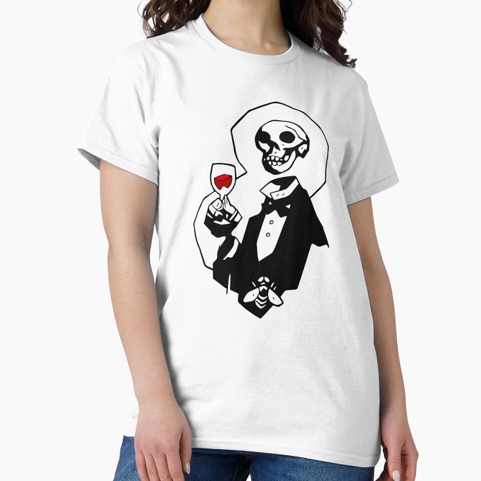 Skeleton Head by Natalia Perez Rodriguez T-Shirts, Hoodie, Sweatshirt | BlankRebels.com (Image 2)