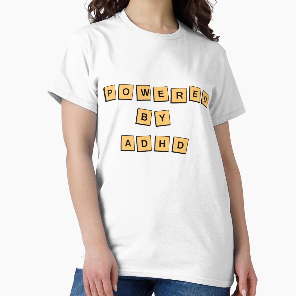 Powered by ADHD by Showitoffbish T-Shirts, Hoodie, Sweatshirt | BlankRebels.com (Image 2)