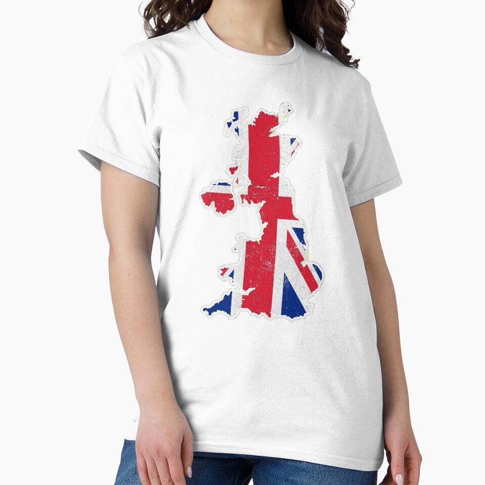 United Kingdom Flag Map by EddieBalevo