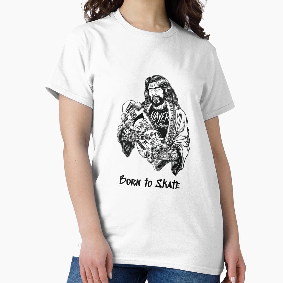Born To Skate - Skateboard - Skate tee - Skate Shirt - Skateboard Shirt - Skater - Skate Dude (Image 2)
