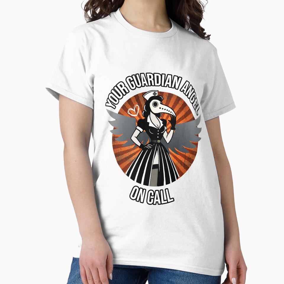 Guardian Angel Plague Nurse by kaszczyszko T-Shirts, Hoodie, Sweatshirt | BlankRebels.com (Image 2)