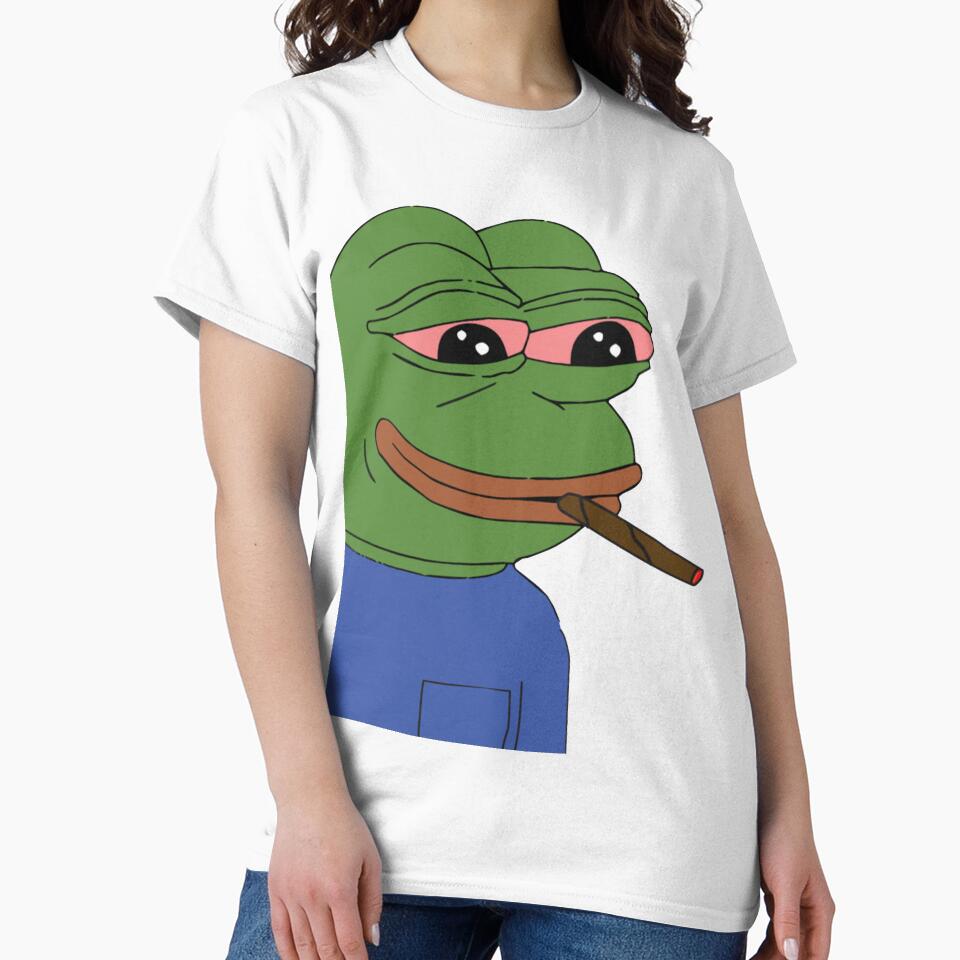 Smoking Pepe by Aiden93 T-Shirts, Hoodie, Sweatshirt | BlankRebels.com (Image 2)