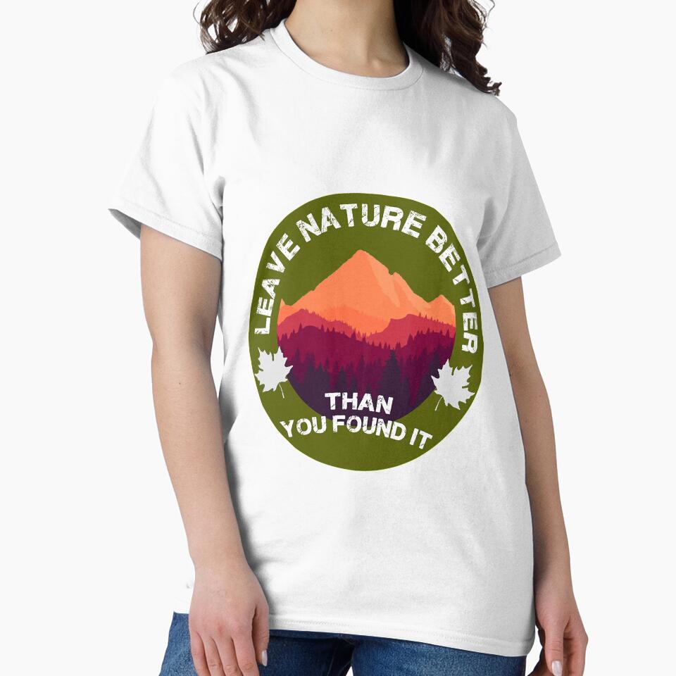 Leave No Trace Respect Shirt - Love Nature Shirt - Respect Nature t-shirt - Protect nature t shirt - Wilderness... (Image 2)