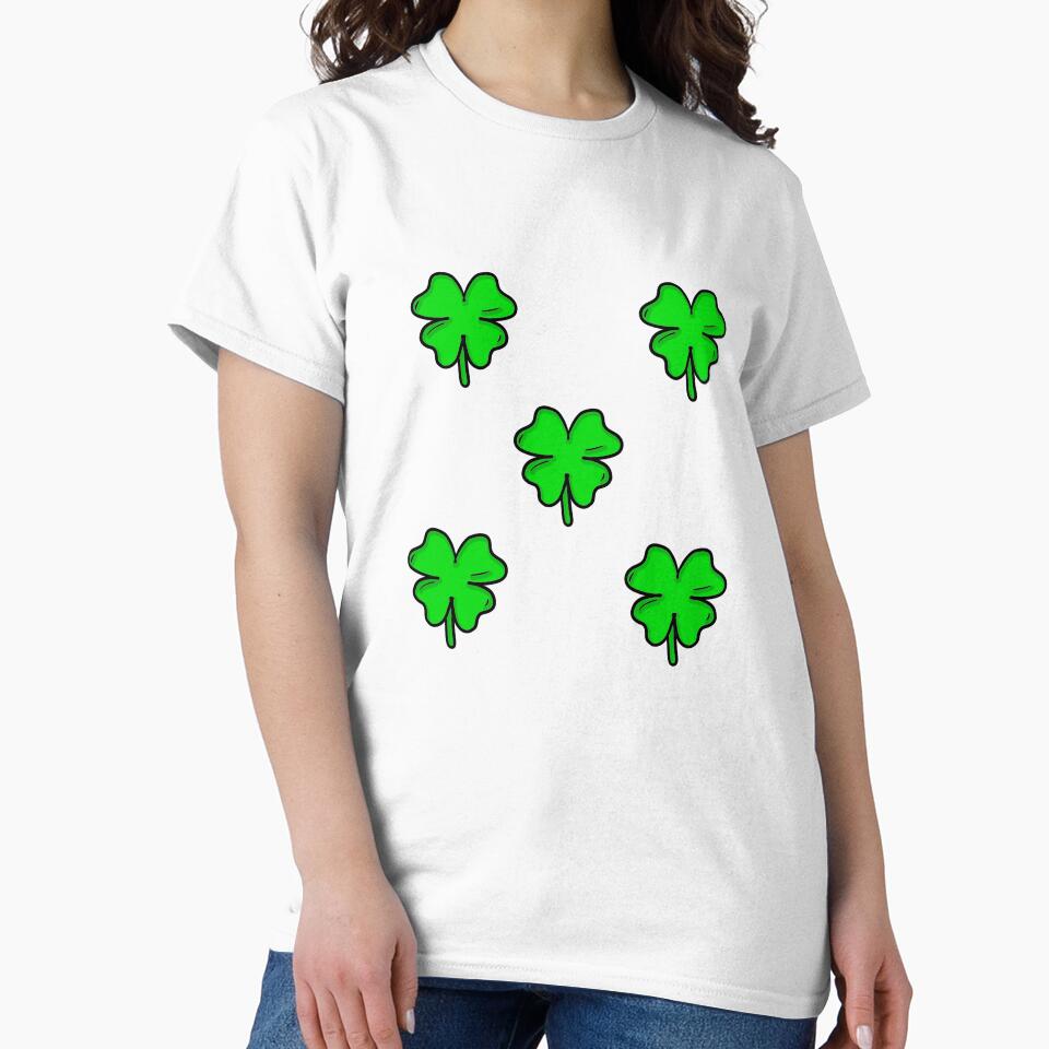 Pack of Vintage lucky clover leaf pack by MonkiFlipp T-Shirts, Hoodie, Sweatshirt | BlankRebels.com (Image 2)
