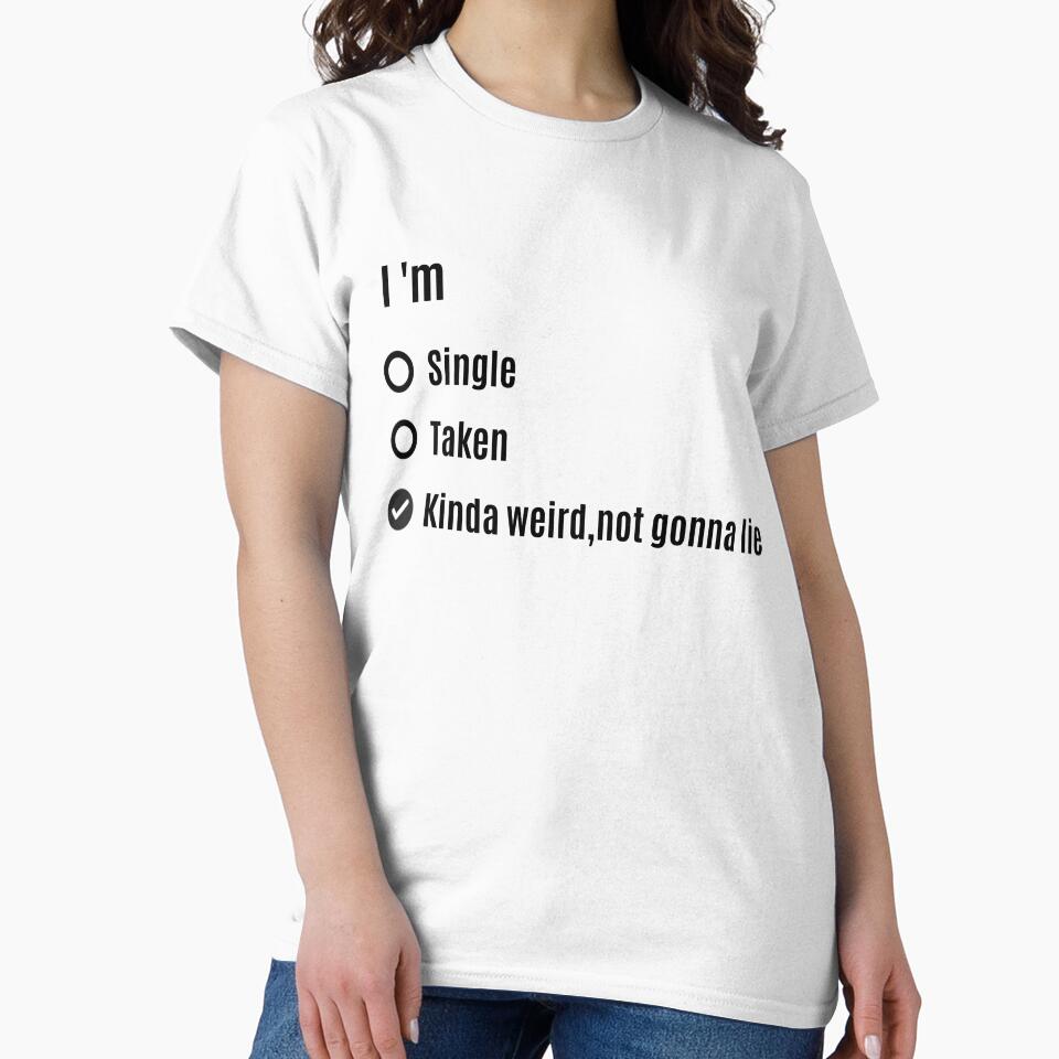 I'm kinda weird, not gonna lie by The Little Wood Cottage T-Shirts, Hoodie, Sweatshirt | BlankRebels.com (Image 2)